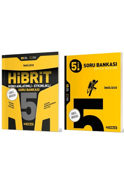 Hız Yayınları Hız 2025 5. Sınıf İngilizce Soru + Hibrit - Konu Seti 2 Kitap ürün görseli