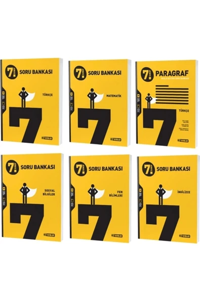Hız Yayınları HIZ YAYINLARI 7 SINIF SORU BANKASI SETİ 6 KİTAP ürün görseli