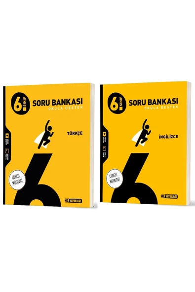 Hız Yayınları Hız 2026 6. Sınıf Türkçe + İngilizce Soru Bankası Seti 2 Kitap ürün görseli