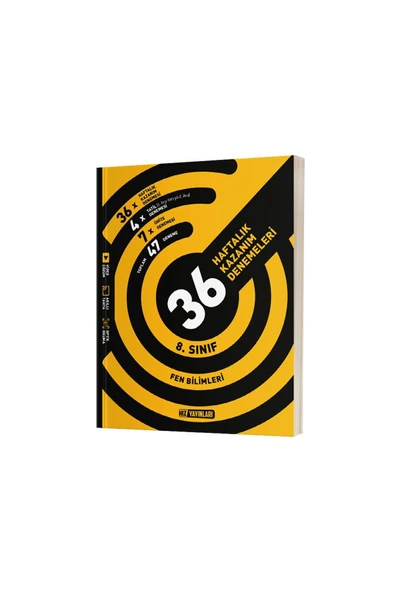 Hız Yayınları 8.SINIF FEN BİLİMLERİ 36 HAFTALIK KAZANIM DENEMELERİ ürün görseli