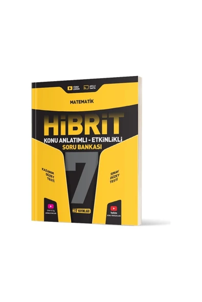 Hız Yayınları 7. SINIF HİBRİT MATEMATİK SORU BANKASI ürün görseli