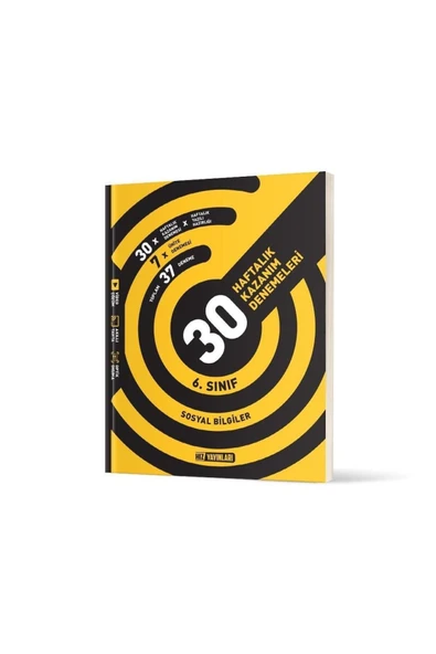 Hız Yayınları 6. Sınıf Sosyal Bilgiler 30 Haftalık Kazanım Denemeleri Hız Yayınları ürün görseli