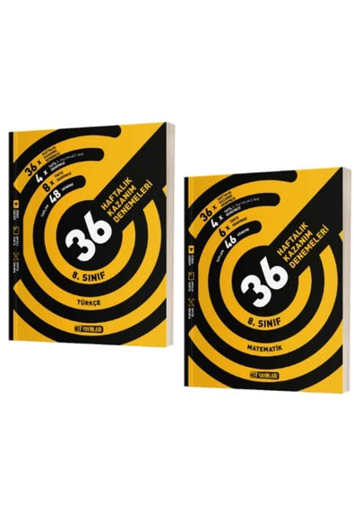 Hız Yayınları HIZ YAYINLARI 8. Sınıf Türkçe + Matematik 36 Haftalık Deneme ürün görseli