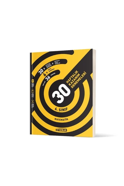 Hız Yayınları 6. Sınıf Matematik 30 Haftalık Kazanım Denemeleri ürün görseli