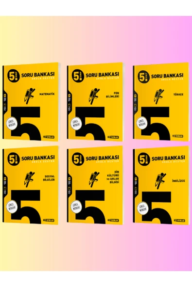 Hız Yayınları Hız Yayınları 5.sınıf Soru Bankası Set MAT-FEN-TÜRKÇE-SOSYAL-DİN-İNGİLİZCE ürün görseli