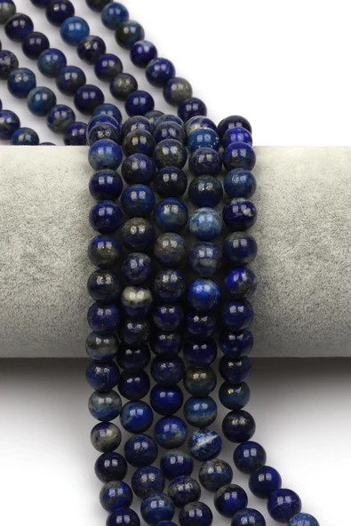 Lapis Lazuli Doğaltaş Dizi 8 mm Küre Kesim ürün görseli