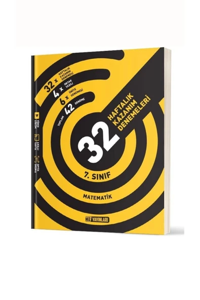 Hız Yayınları HIZ YAYINLARI 7. SINIF MATEMATİK 32 HAFTA DENEME ürün görseli
