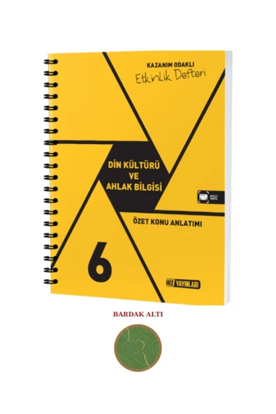 Hız Yayınları Yayınları 6. Sınıf Din Kültürü Etkinlik Defteri (9786057814197) ürün görseli
