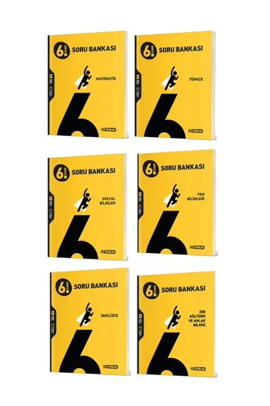 Hız Yayınları 6.Sınıf HIZ Matematik + Türkçe + Fen B. + Sosyal B + İngilizce + Paragraf Soru Bankası - 6 KİTAP SET ürün görseli
