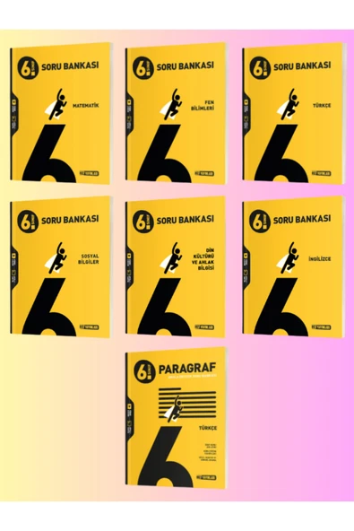 Hız Yayınları Hız Yayınları 6.sınıf Soru Bankası Set MAT-FEN-TÜRKÇE-SOSYAL-DİN-İNG-PARAGRAF ürün görseli