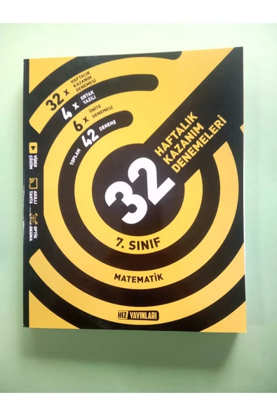 Hız Yayınları 7. Sınıf Hız Yayınları 36 HAFTALIK MATEMATİK KAZANIM DENEMELERİ ürün görseli