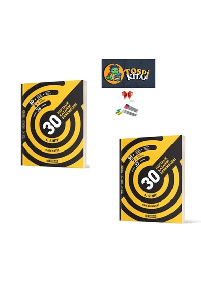 Hız Yayınları 6.SINIF FEN BİLİMLERİ +  MATEMATİK HAFTALIK DENEME ürün görseli