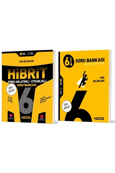 Hız Yayınları Hız 2026 6. Sınıf Fen Bilimleri Soru + Hibrit - Konu Seti 2 Kitap ürün görseli