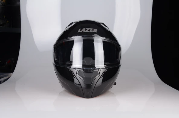 LAZER GOLDEN ÇENE AÇILIR KASK PARLAK SİYAH - 2