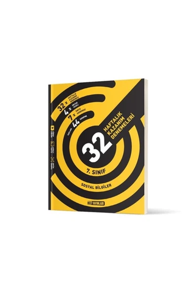 Hız Yayınları 2024 - 2025 Müfredat Yeni Nesil 7.Sınıf SOSYAL BİLGİLER  32 HAFTALIK KAZANIM DENEMELERİ ürün görseli