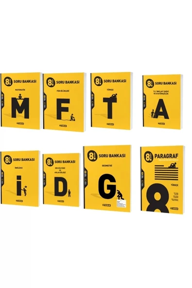 Hız Yayınları Hız 8 Branş Soru Bankası 8 Kitap ürün görseli