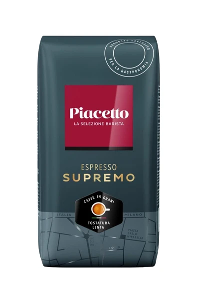 Piacetto Espresso Supremo Çekirdek Kahve 1 kg x 4 Adet - Resim 2
