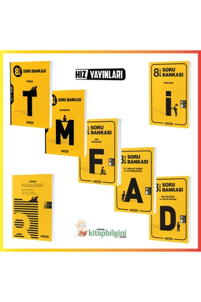 Hız Yayınları 8.sınıf Soru Bankası Seti 2022 Paragraf Dahil ürün görseli