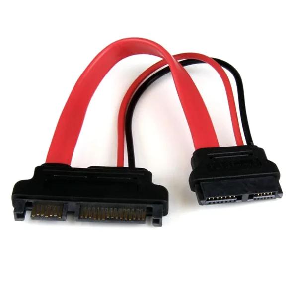 22 pin sata data to 13 pin mini slimline sata çevirici kablo 20 cm - 1