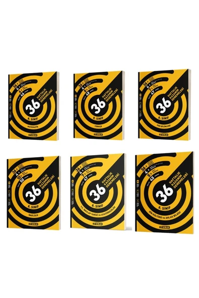 Hız Yayınları Hız Lgs 2024 8. Sınıf 36 Haftalık Deneme Seti 6 Kitap Tam Set ürün görseli