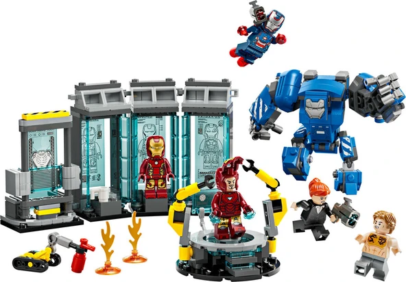 LEGO Marvel Iron Man'in Laboratuvarı Zırh Salonu 76315 ürün görseli 1