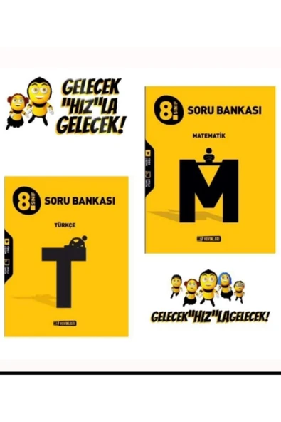 Hız Yayınları 8. Sınıf Lgs Matematik Ve Türkçe Soru Bankası 2021-2022 Yeni Sezon Yeni Baskı ürün görseli