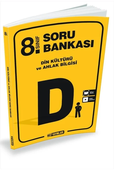 @RBERTİ 8. Sınıf Din Kültürü Ve Ahlak Bilgisi Soru Bankası Hız Yayınları Komisyon ürün görseli