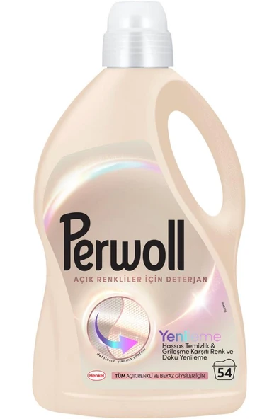 Perwoll Hassas Bakım Sıvı Çamaşır Deterjanı 3x2,97L (162 Yıkama) – Renkli, Siyah ve Açık Renk Çamaşırlar İçin - 4