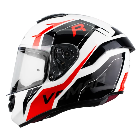 VEMAR HURRICANE KAPALI KASK KIRMIZI SİYAH - 1
