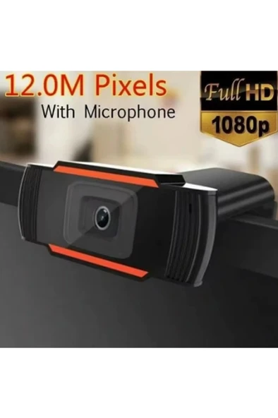 WebCam Orjınal 1080p Konferans Kamera Dahili Mikrofon Chat Görüntülü Sohbet Yayın Kamerası HD Video - 5