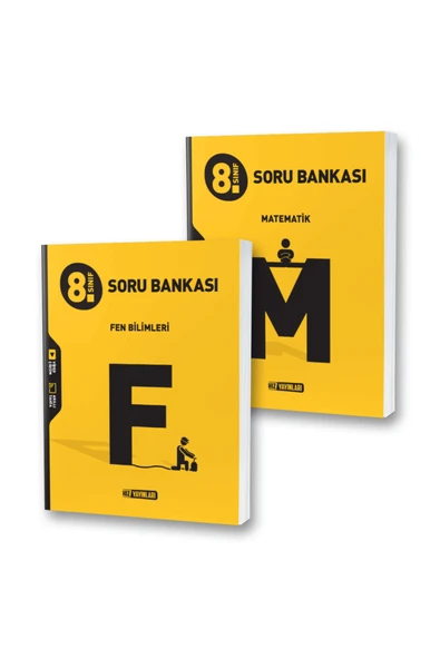 Hız Yayınları Hız Yayınları 8.sınıf Fen Bilimleri Ve Matemaik Soru Bankası Set - 2 Kitap 2023 Baskı ürün görseli