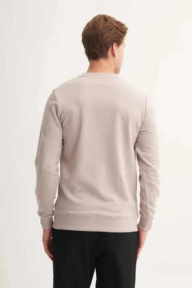 Cazador Slim Fit Mevsimlik 3 İplik Pamuk Karışımlı Sweatshirt-54185 - Resim 3