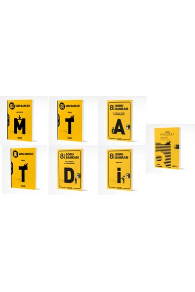 Hız Yayınları 8. Lgs Soru Bankası Paragraf Seti 7 Kitap Yeni 2022 ürün görseli