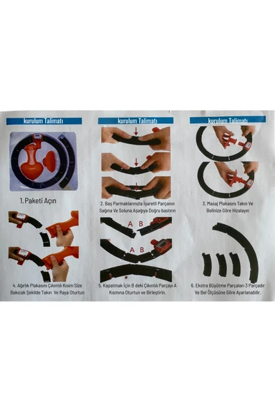 Hepitop Akıllı Hulahop – Düşmeyen, Kalori Sayarlı Fitness Hula Hoop – Evde Spor Ayarlanabilir 80-110 cm - 4