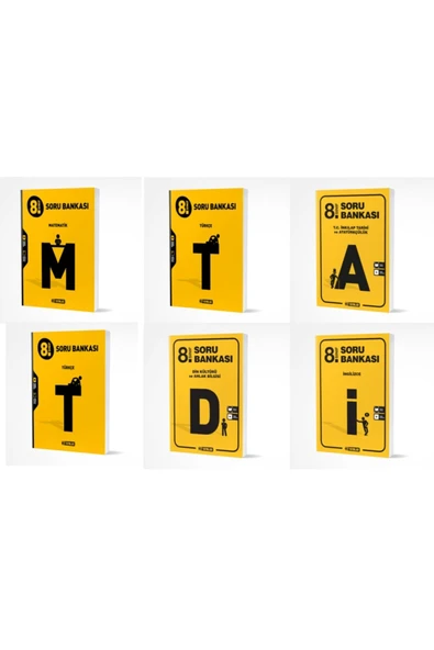 Hız Yayınları 8. Lgs Soru Bankası Seti Tam Set 6 Kitap Yeni 2022 ürün görseli