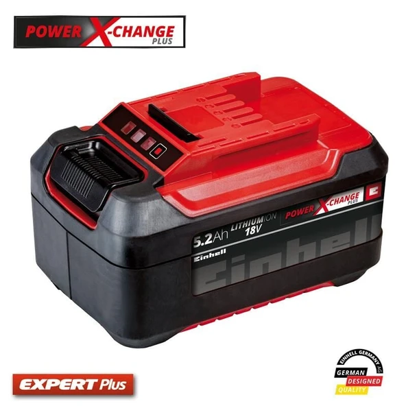 Einhell Power X-Change Li-on Akü 18 Volt 5,2 Ah Plus ürün görseli 1