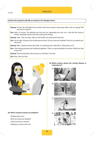 Hız Yayınları Hız Yayınlar Lgs 8.sınıf 600 Soruda Ilk Dönem Genel Tekrar Kamp Kitabı - Resim 4