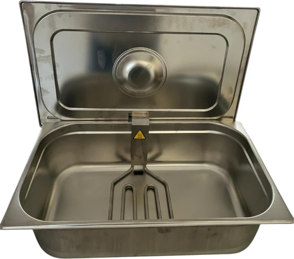 Cemko Çubukta Patates Küvet Kapak Fritöz Tam Seti - Resim 6