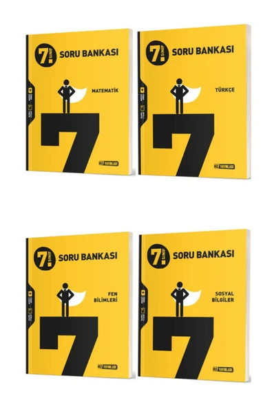 Hız Yayınları Hız 7.Sınıf Türkçe Matematik Fen Bilimleri Sosyal Bilgiler Soru Bankası 2024 2025 Beyaz Kitap ürün görseli