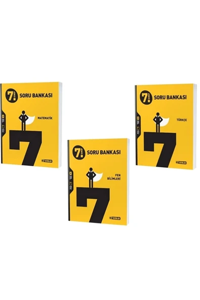 Hız Yayınları Yayınları 7. Sınıf Matematik Fen Türkçe Soru Bankası Seti 3 Kitap ürün görseli