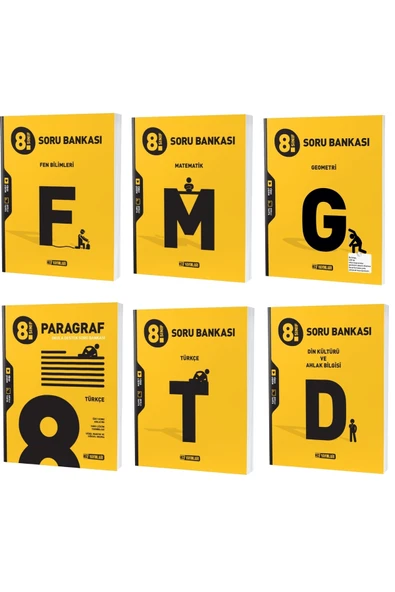 Hız Yayınları Hız Lgs 2023 8. Sınıf Matematik + Geometri + Türkçe + Fen + Paragraf + Din Soru Seti 6 Kitap ürün görseli