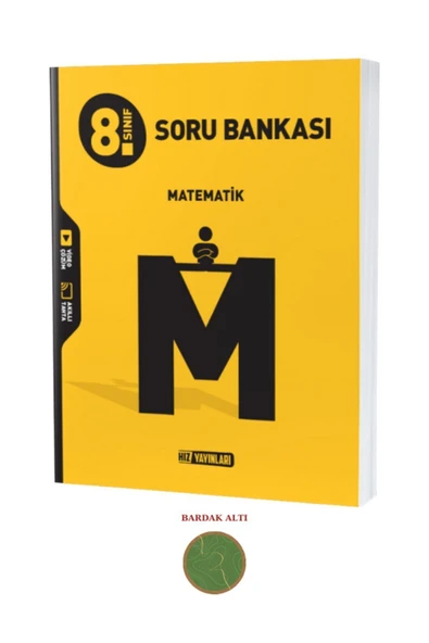 Hız Yayınları Yayınları 8. Sınıf Matematik Soru Bankası ürün görseli
