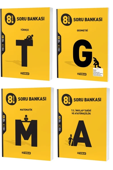 Hız Yayınları Hız Lgs 2023 8. Sınıf Matematik + Geometri + Türkçe + Inkılap Soru Seti 4 Kitap - 1