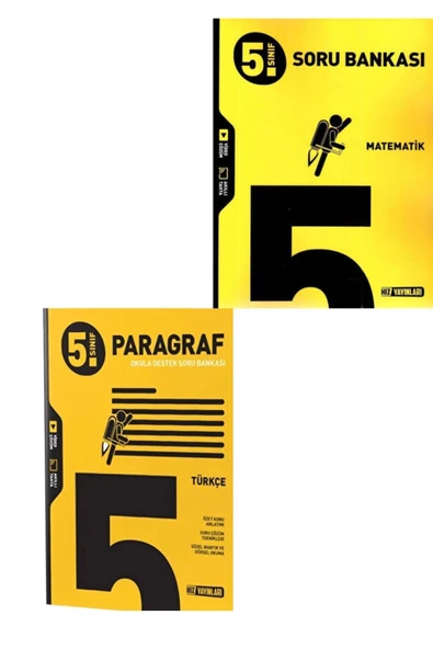 Hız Yayınları HIZ YAYINLARI 5 SINIF PARAGRAF SORU BANKASI MATEMATİK SORU BANKASI ürün görseli