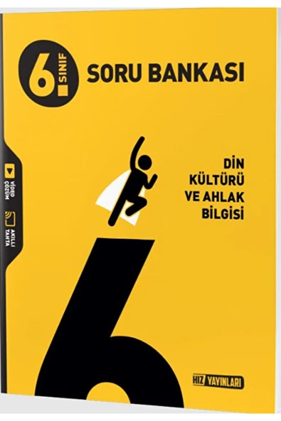 Hız Yayınları 6. Sınıf Din Kültürü Ve Ahlak Bilgisi Soru Bankası / Kolektif / Hız Yayınları / 9786258394573 ürün görseli
