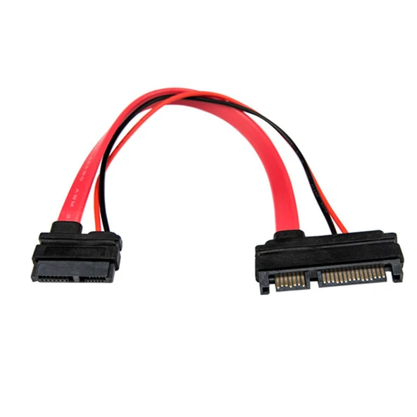 22 pin sata data to 13 pin mini slimline sata çevirici kablo 20 cm - 2