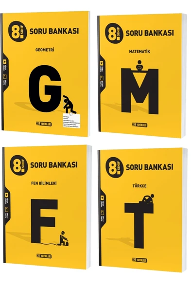 Hız Yayınları Hız Lgs 2023 8. Sınıf Matematik + Geometri + Türkçe + Fen Soru Seti 4 Kitap - 1