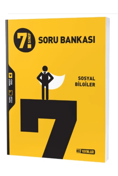 Hız Yayınları 7. Sınıf Sosyal Bilgiler Soru Bankası Hız Yayınları (Güncel İçeriğe Sahiptir) ürün görseli