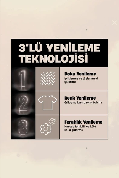 Perwoll Hassas Bakım Sıvı Çamaşır Deterjanı 3x2,97L (162 Yıkama) – Renkli, Siyah ve Açık Renk Çamaşırlar İçin - 3