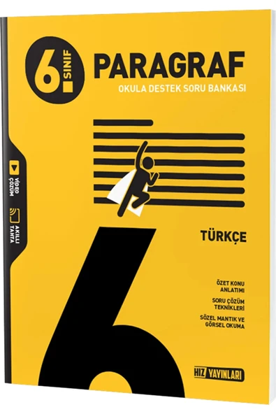 Hız Yayınları 6. Sınıf Türkçe Paragraf Soru Bankası / Kolektif / Hız Yayınları / 9786258394528 ürün görseli